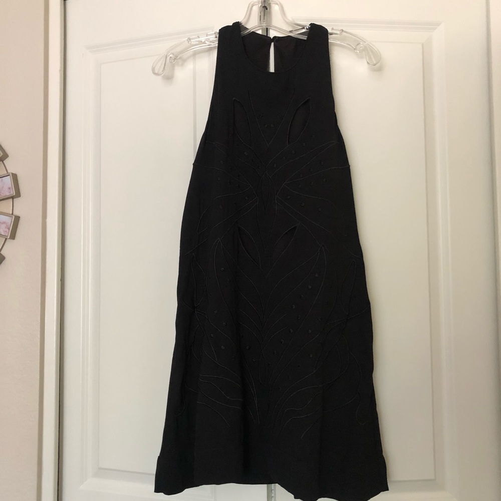 Detailed black dress
